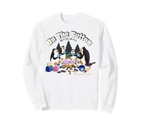 Pingouins de Madagascar sur Le Bouton Amusant Sweatshirt