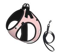 Pingouins Étoiles Oiseau de mer,Harnais pour Animaux de Compagnie, Harnais réfléchissant réglable pour Chien,S