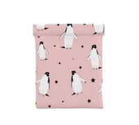 Pingouins Étoiles Oiseau De Mer, Sac de Rangement pour Femmes, Portefeuille supérieur à Presser, Petit Porte-Monnaie, Pochette de Changement
