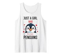 Pingouins pour Filles Just A Girl Who Loves Penguins Débardeur