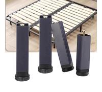 pingping1991 4 Pièces Pied de Lit Universel,Pieds Support Meubles Metallique Pieds pour Sommier à Lattes Pied Canapé pour Armoire Canapé Lit Ièces Rechange