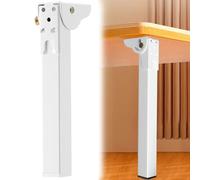 pingping1991 Lot de 2 Pieds de Table Pliables Pratiques,Pieds de Bureau Rabattable 90° Support d'étagère Pliable,pour Armoire Canapé Placard Ordinateur Portable Meubles DIY