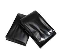 PINGSANL Bache Bassin 1400 x 2500 cm Durable et Résistante D'Étang Noir Étang Liner Différentes Longueurs et Largeurs pour Bassin à Poissons, Fontaine, Cascade, Jardin Aquatique, Noir