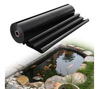 PINGSANL Bache Bassin 1800 x 2900 cm Évacuation d'eau Noir HDPE Bâches de Bassin Usage Intensif Imperméable et Résistant Aux Intempéries pour Estanques de Peces, Sources, Noir