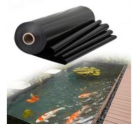 PINGSANL Liner Bassin Jardin 1350 x 2300 cm Flexible Membrane Imperméable Qualité pour Jardin, Piscine, Bâche, Bâche en Plastique Polyéthylène Durable, Noir