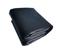 PINGSANL Liner Bassin Jardin 1400 x 2500 cm Évacuation d'eau Liner de Bassin Différentes Longueurs et Largeurs pour Les Étangs à Poissons, Les Fontaines, Noir