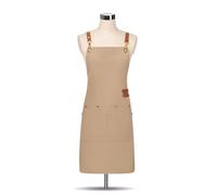 PINGSHI Boutique UK Tablier de Restauration en Toile Tablier étanche pour Les cafés et Restaurants, vêtements de Travail durables pour Baristas et serveurs Barbers