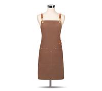 PINGSHI Boutique UK Tablier de Restauration en Toile Tablier étanche pour Les cafés et Restaurants, vêtements de Travail durables pour Baristas et serveurs Barbers