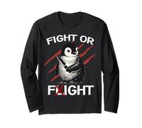 Pinguin Antarktis Seevogel Combat Ou Vol Humour Pinguin Manche Longue