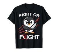 Pinguin Antarktis Seevogel Combat Ou Vol Humour Pinguin T-Shirt