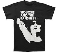 pingXU1973 Siouxsie and The Banshees Men's TV Slim Fit T Shirt Black T-Shirts à Manches Courtes(Large)