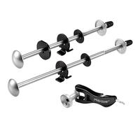 Pinhead 110 Lot de 2 cadenas à manille à dégagement rapide Noir