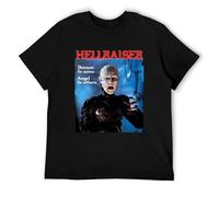 Pinhead Shirt, Hellraiser Film T-Shirt, Old Vintage Movie Tee BlackOne Size