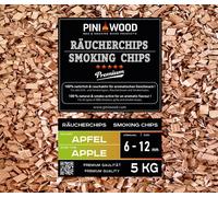 PINI 5 Kg de chips de fumage pomme 6-12 mm Smoking Chips copeaux de fumage 18 litres