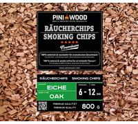 PINI 800 g de chips de fumage chêne 6-12 mm Smoking Chips copeaux de fumage