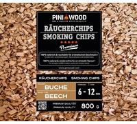 PINI 800 g de chips de fumage en hêtre 6-12 mm Smoking Chips copeaux de fumage