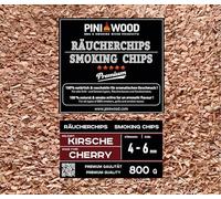 PINI 800 g de copeaux de fumage cerise 4-6 mm Copeaux de fumage