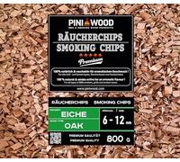PINI 800 g de copeaux de fumage en chêne 6-12 mm Copeaux de fumage