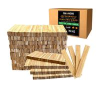 PINI bois de chauffage allume-feu en chêne 15 kg de bois d'allumage pour cheminée barbecue feu de camp coupe de feu
