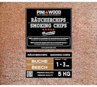 PINI Copeaux de fumage en hêtre 1-3 mm 5 kg 18 l