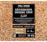PINI Copeaux de fumage hêtre 15 kg 4-6 mm