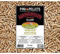 PINI Granulés de barbecue №9 Pomme 10 kg Granulés de bois dur pour griller, fumer