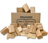 PINI Wood Chunks hêtre SANS BOIS 7 kg de blocs de fumage pour barbecue Smoker Four à pizza
