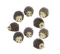 PiniceCore 10pcs Mini Hérisson Hérisson Ornements Miniature Paysage Jardin Ornements Décoration