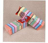 PiniceCore 10pcs/Set Household Dish Wash Cleaning Sponges Colored Sponge Scouring Pads Kitchen Sponges Cleaner Tool Random Color
