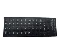 Pinicecore Étiquette Clavier Portugais Sticker Ultra Mince Taille Clavier en Plastique Autocollants Clavier Portugais pour Ordinateur Portable