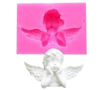 PiniceCore Silicone Fondant Moule Ange Cadre Moule Chocolat Gumpaste Moule De Décoration De Gâteau Outils Gâteau Stencil