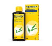 Pinimenthol Bain froid | 190 ml | Additif de bain aux huiles essentielles | Huile d'eucalyptus, menthol et camphre ont un effet libérant en cas de rhume | Bain rhume pour tous à partir de 12 ans
