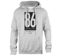 Pinitotee 86 Eighty Six Sweat À Capuche Régulier Unisexe Gris Pull