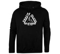 Pinitotee Gracie Jiu Jitsu Sweat À Capuche Régulier Unisexe Noir