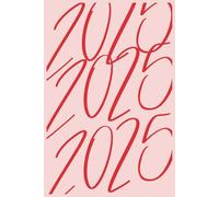 Pink 2025 planner, monthly & weekly planner, habit and budget tracker |6x9|