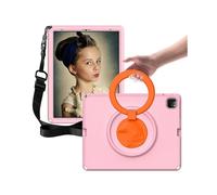(Pink) 360-degree Rotating Ring Stand Ipad Pro 12.9 Case With Waterproof Design, Realistic Eagle Pattern, Adjustable Strap, All-around Protection