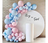 Pink And Blue Balloon Arch Kit, 176 Balloons Decorations For Gender Evoking, Blue Pink Party Balloons For Baby Shower, Birthday, Engagement