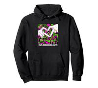 Pink and Green Out Here Being Joli graphique vert et rose Sweat à Capuche