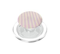 Pink and Yellow Cute Striped PopSockets PopGrip pour MagSafe