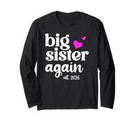 Pink Big Sister Again Announcement 2026 Older Sister to Be Manche Longue