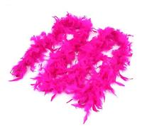 Boa en plumes - Rose chaud - 180cm - Femme - Adulte