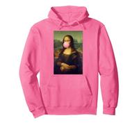 Pink Bubble Gum Mona Lisa Pop Art Da Vinci Sweat à Capuche