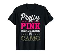 Pink Camo Hunting Deer & Turkey Femme Fille T-Shirt