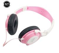 pink Casque de jeu pliable filaire sans microphone Shini, écouteurs 3.5mm, casque de musique stéréo Super Bass, PC, matin ""Nipseyteko