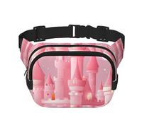 Pink Castle Sac banane double couche Space Star pour homme et femme, sac banane réglable pour voyage, randonnée, course à pied, cyclisme, festival