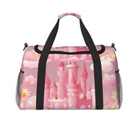 Pink Castle Sac de voyage léger pour homme et femme Motif Space Star