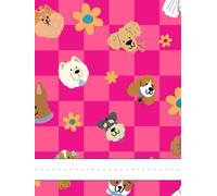 Pink Checkered Dog Story Journal for Kids (K-2): 100 Pages of Creative Writing & Drawing Fun