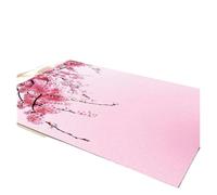 Pink Cherry Blossom Rug Romantic Floral Spring Carpet Non-Slip Floor Mat for Girl's Bedroom, Bedside & Living Room(Y-250731014250,180x260cm(70x101in))