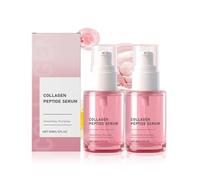 Pink Collagen Peptide Serum, Pore Minimizer Collagen Serum pour le visage, Sérum anti-rides anti-âge avec de l'acide hyaluronique pour l'hydratation, réduisez les ridules (30ml, 2pc)