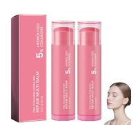 Pink Collagen Volume Multi Balm,Korean Collagen Moisturing Stick,Smooth fine lines and wrinkles,Deeply hydrates and nourishes the Skin,Anti-aging,Sagging, Wrinkles,Suitable for Eyes,Face,Neck (2)